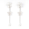 In-stock earring with flower for sales $1.0--$1.6