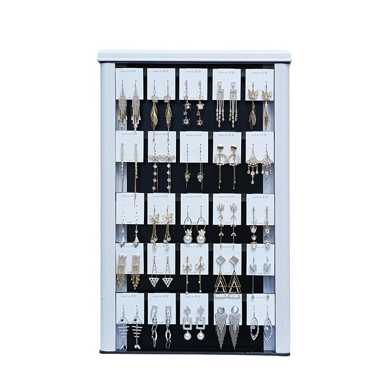 Earrings and Necklace in rotating cabinet wholesale RC002B