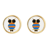 DIY Cartoon multi-color Studs in stock E0026