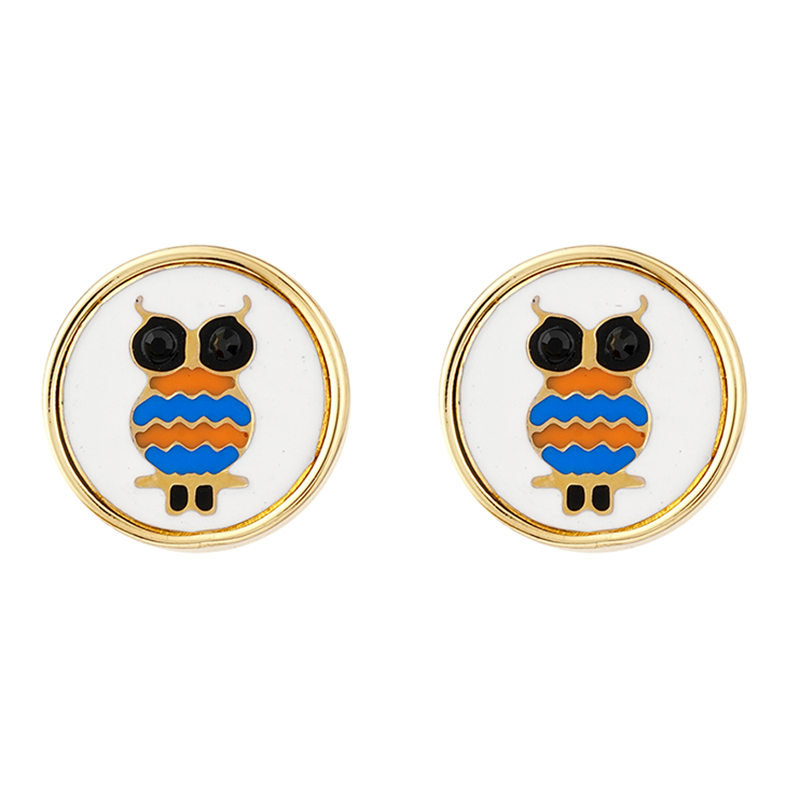 DIY Cartoon multi-color Studs in stock E0026