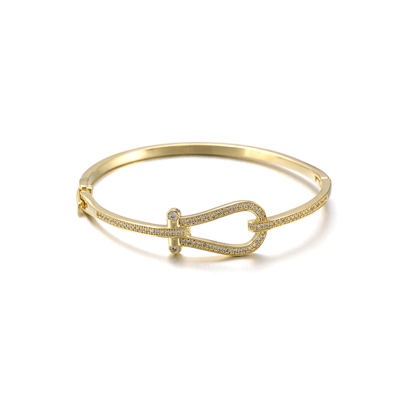 Fashion styles open and closed Bangle with stone $3.0-$3.7