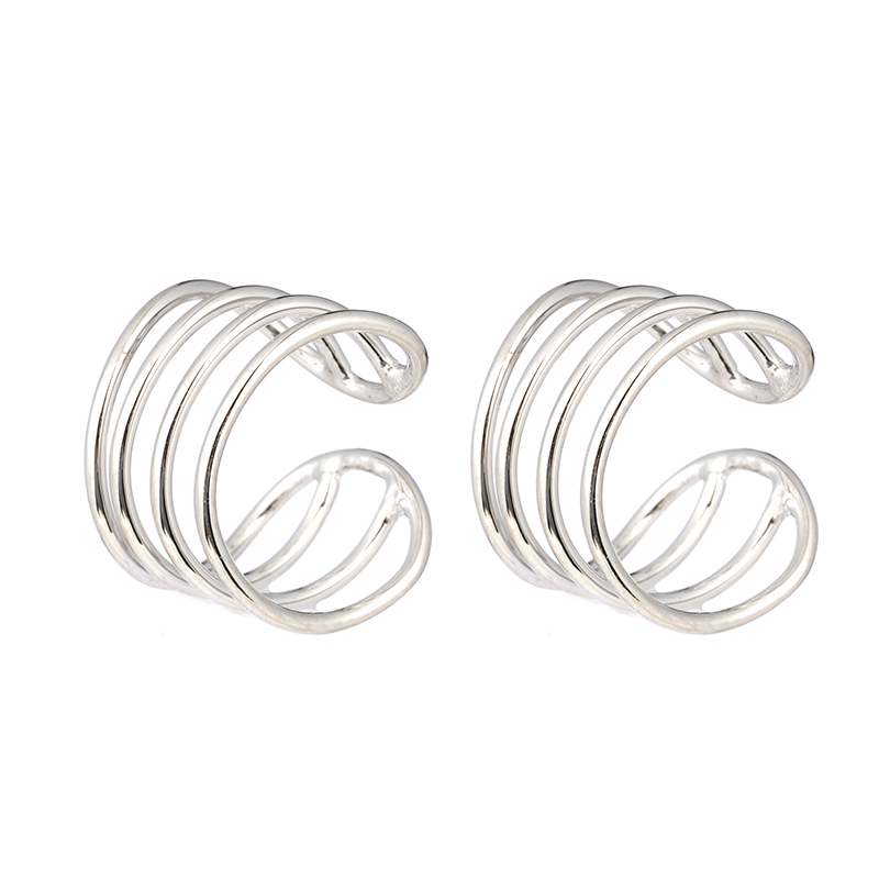 Fashion Plain Hoop Earrings $0.7~1.2