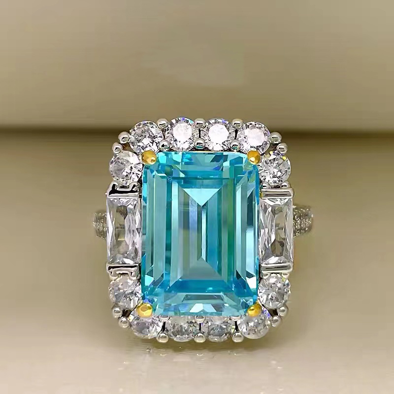 Sea Blue Gemstone Ring RTB102