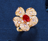 Red Gemstone Ring RTB133