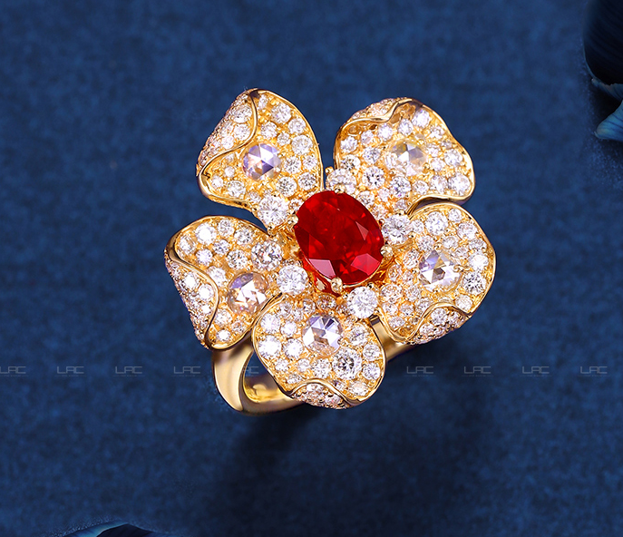 Red Gemstone Ring RTB133
