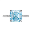 Sea Blue Gemstone Ring RTB046