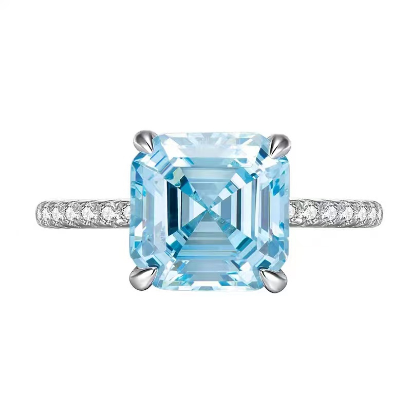 Sea Blue Gemstone Ring RTB046