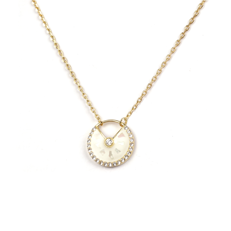 Round Pendant Necklace