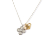 Bee And Flower Pendant Necklace