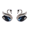 in-stock swan cubic zirconia earring