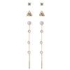 Multi-piece Set of Pearl Earrings$2.72~3.2