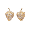In-stock Strawberry Cubic Zirconia Earrings