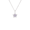Basic Style Rhinestone Charm Necklace