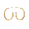  C Shape Hoop Earrings $1.5-2.0