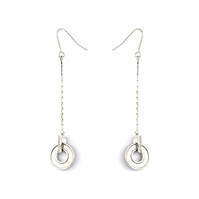 In-stock Basic Line Cz Earrings $1.8-$2.3
