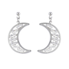 Fashion moon drop cz Earrings   