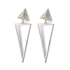 Fashion simple drop cz Earrings   