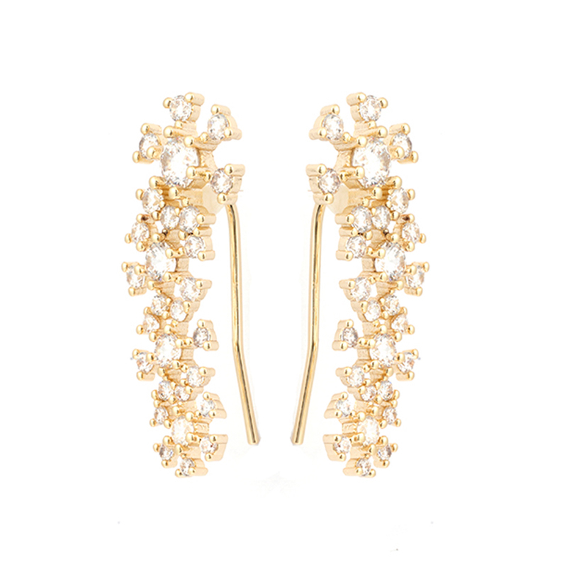 Blossom Stud Earrings 2 Plated Colors