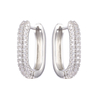 Oval Hoop Earrings Wholesale $1.2-1.7