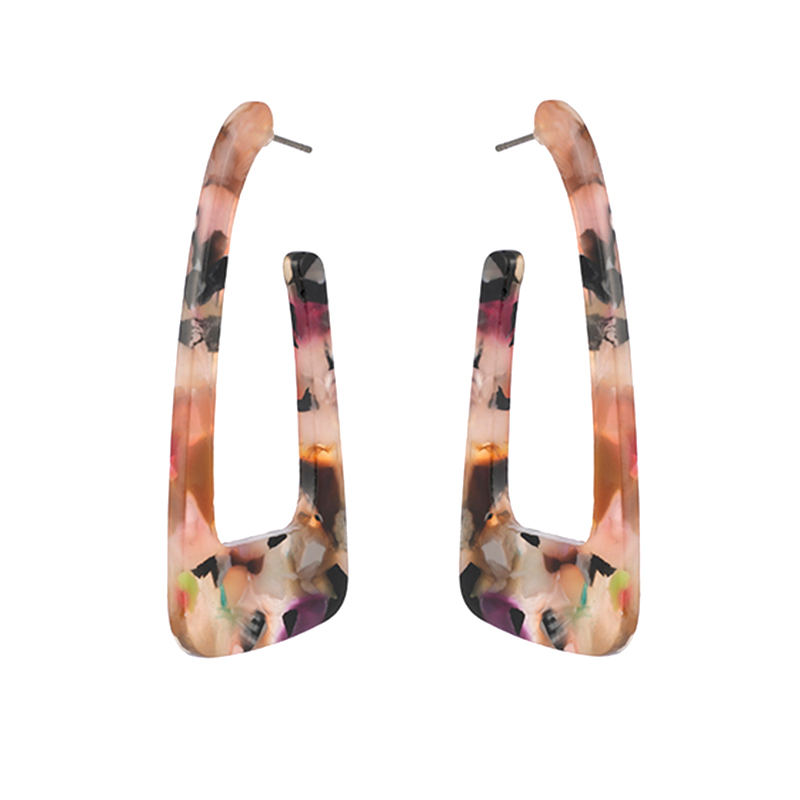 Acetate Multi-color earrings $0.8~1.3 