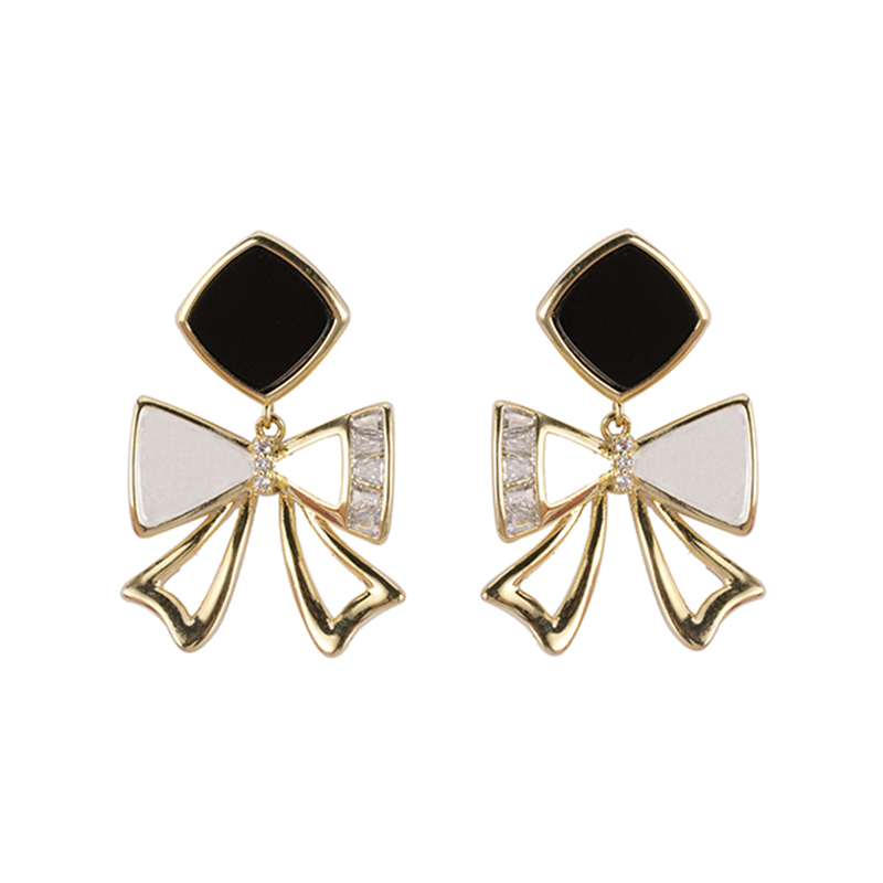 In-stock Bow Tie Multi-color Earrings$2.0~2.5