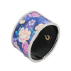 Blue Print Flower Bangle 40mm PET009