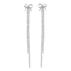 Brass tassel earring with 925 silver post $1.0--$1.2