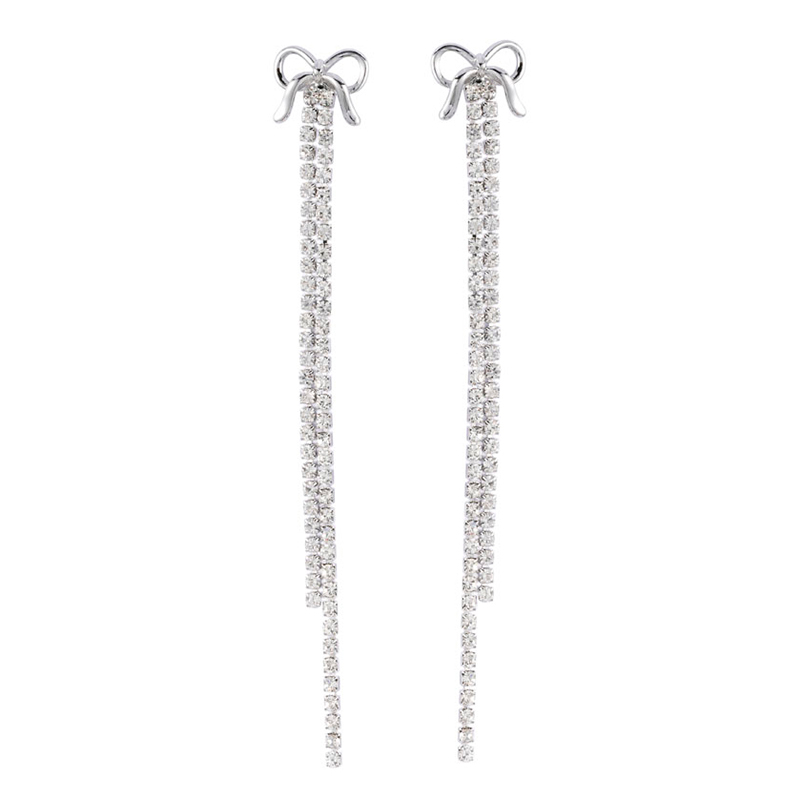 Brass tassel earring with 925 silver post $1.0--$1.2