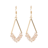 Brass tassel earring with gold color for sales $1.0--$1.2