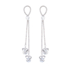 Brass tassel earring heart pendant for sales $1.0--$1.2