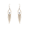 In-stock simple tassel earring with stones $1.0-$1.4