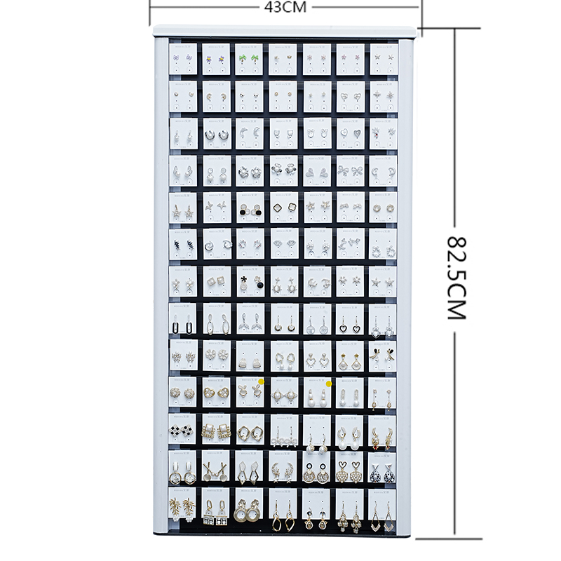 Earrings and Necklace in rotating cabinet wholesale RC010J