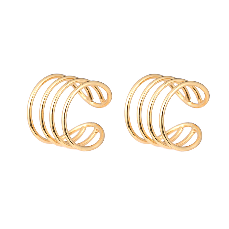 Fashion Plain Hoop Earrings $0.7~1.2