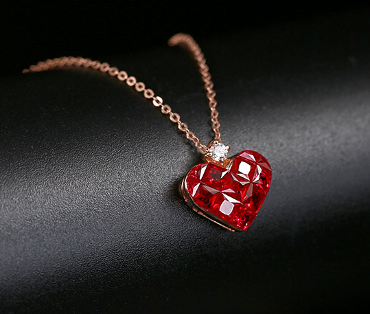 Love Ruby Pendant Necklace NTB052