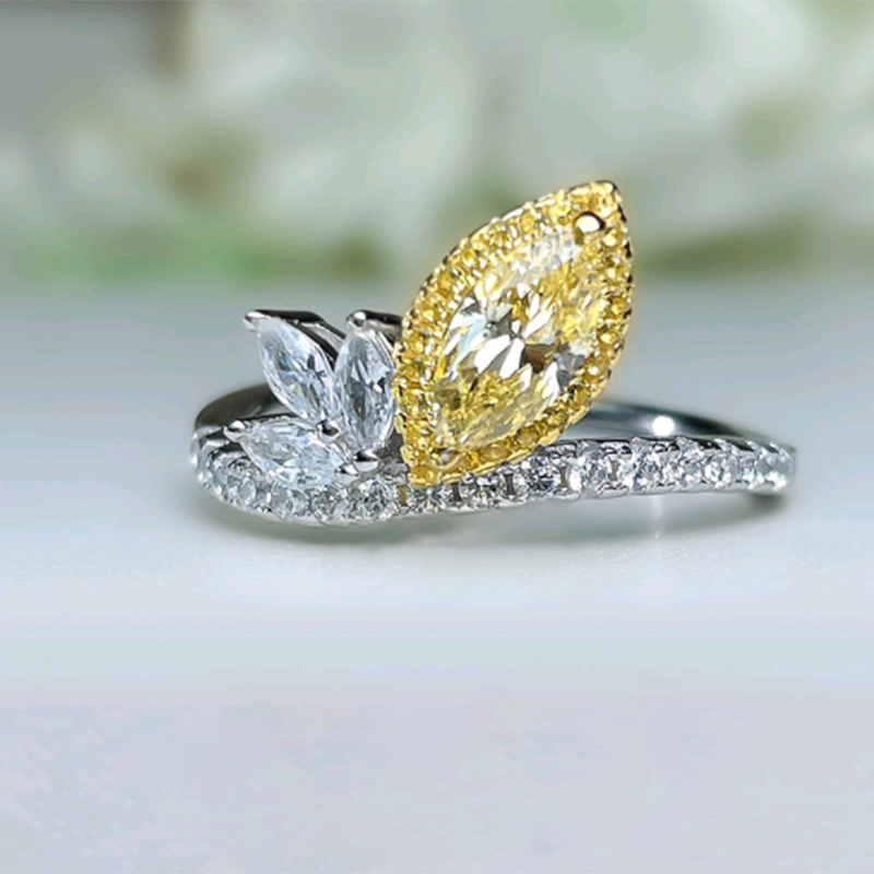 Marquise Shape Stone Ring RTB020