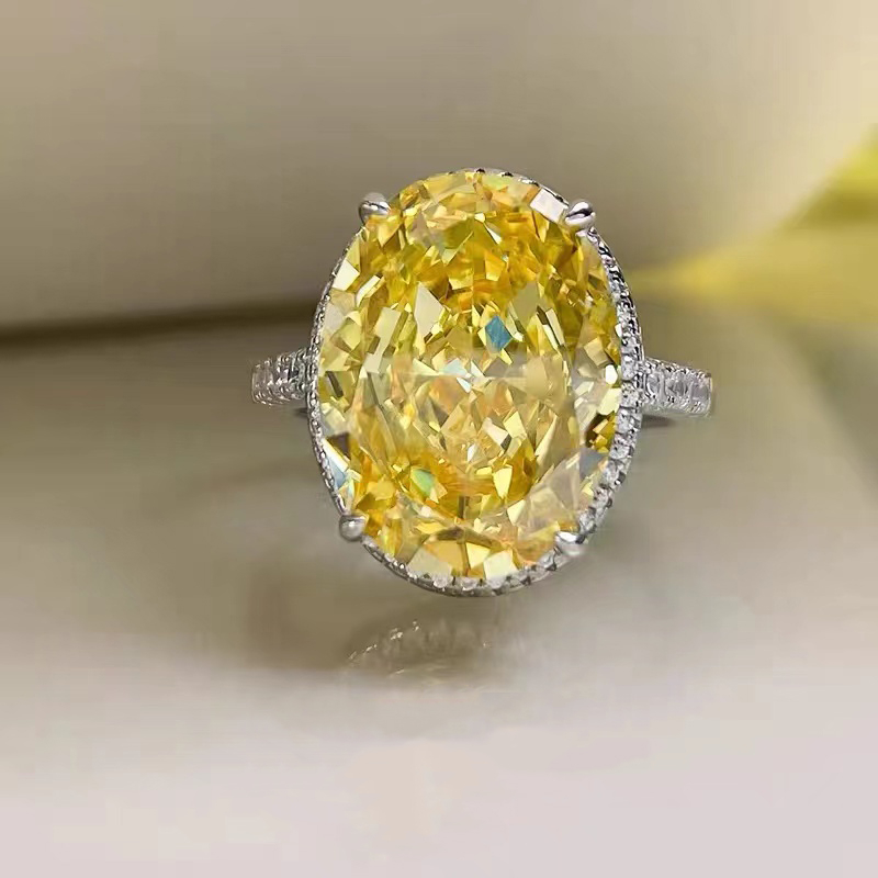Super Bling Yellow Gemstone Ring RTB103