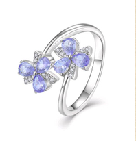 Cherry Blossom Pink Gemstone Ring RTB149