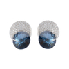In-stock Blue Rhinestone Earrings Studs