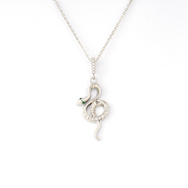 Snake Charm Necklace