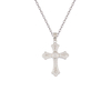 Cubic Zircon Cross Pendant Necklace