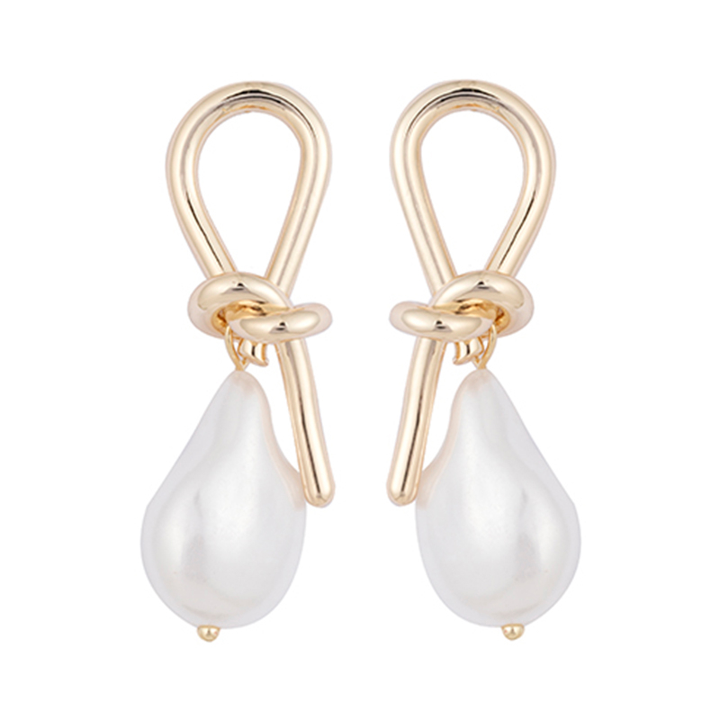 Faux Baroque Pearl Drop Earrings $3.27-3.9