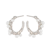 Pearl Decor Hoop Earrings $2.16-2.67