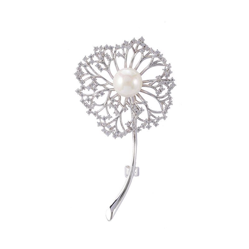 Dandelion Brooch Pearl Decor $3.7-4.2
