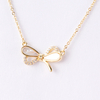 Goldl Plated Butterfly Charm Necklace