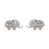  Elephant Earrings Cubic Zirconia Decor