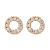 In-stock White Zirconia Earrings