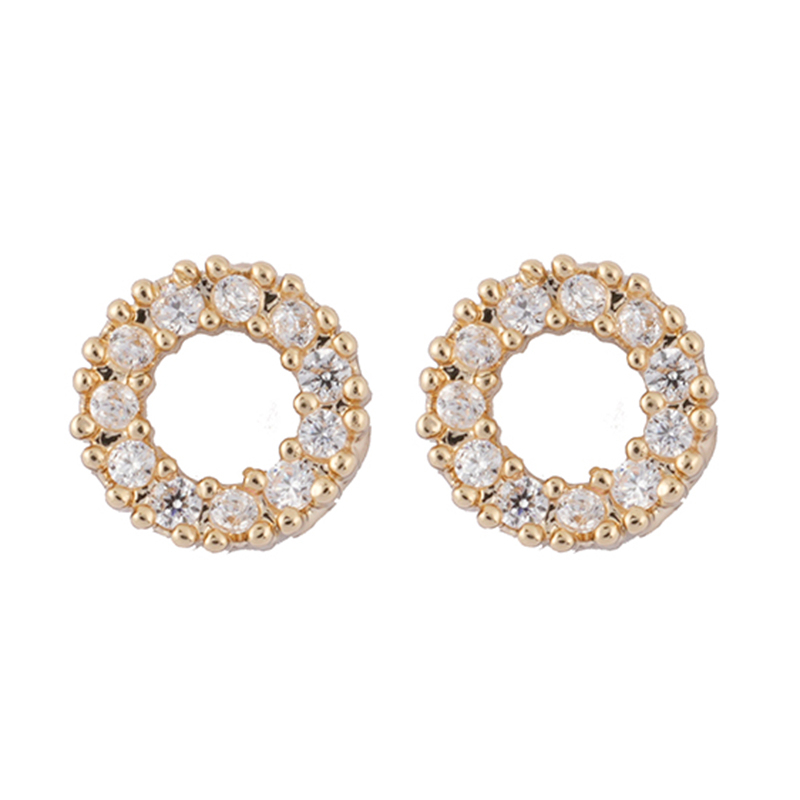 In-stock White Zirconia Earrings