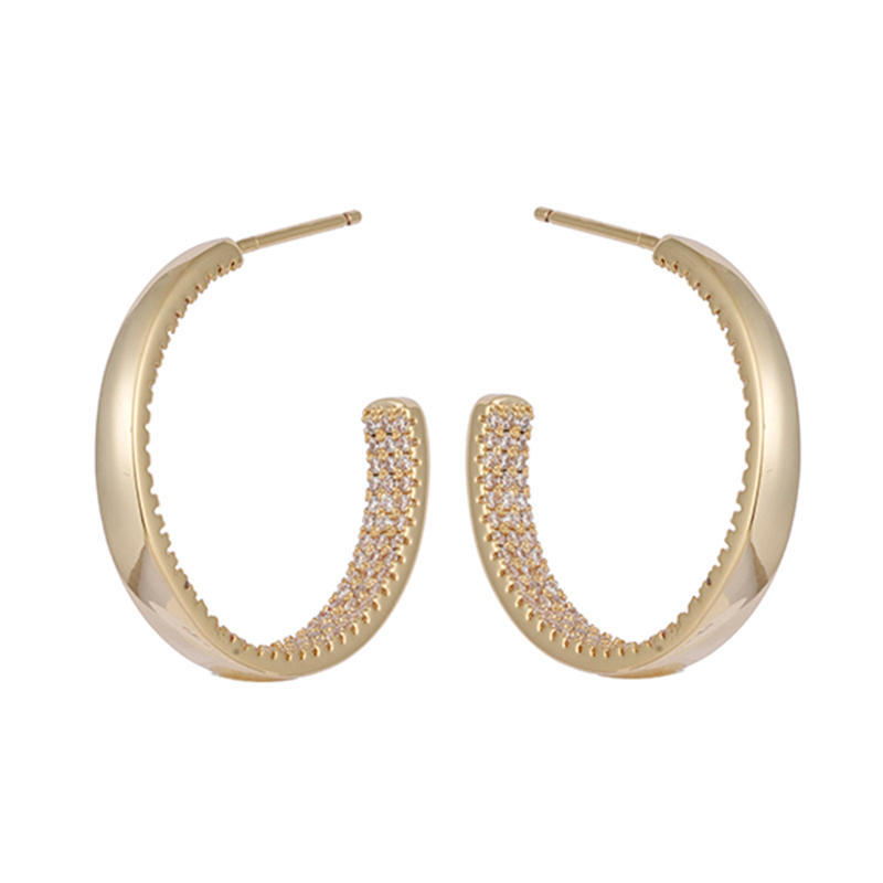 CZ Hoop Earrings Available $2.8-3.4