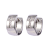 Cross Zirconia Hoop Earrings Wholesale $0.3-0.9