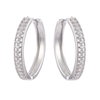 Cubic Zirconia Hoop Earrings $1.0-1.4